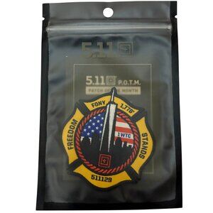 5.11 Tactical FDNY Patch Of The Month Freedom Stands 9/11 #92588 SEPT POTM 129